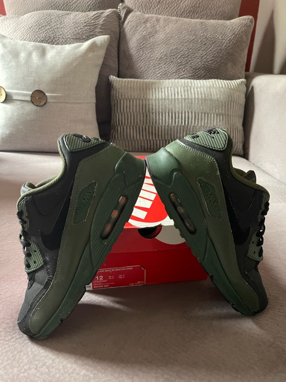 Nike Air Max 90 Winter Premium Carbon/ - Picture 2 of 10